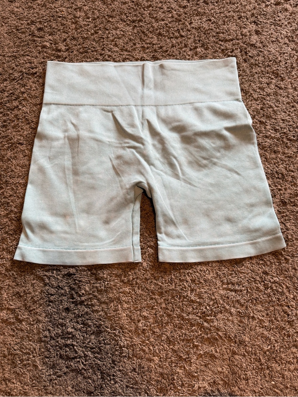Women’s High-Waist Seamless Bike Shorts - Light Beige